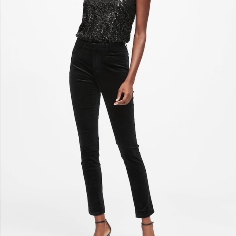 Banana Republic Sloan Velvet Pants